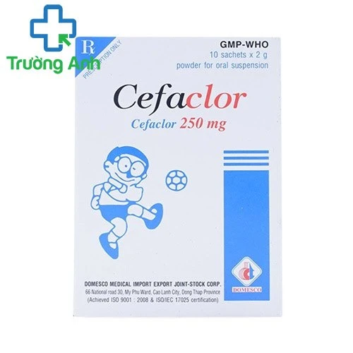 Cefaclor 250mg Domesco (bột) - Thuốc điều trị nhiễm khuẩn hiệu quả