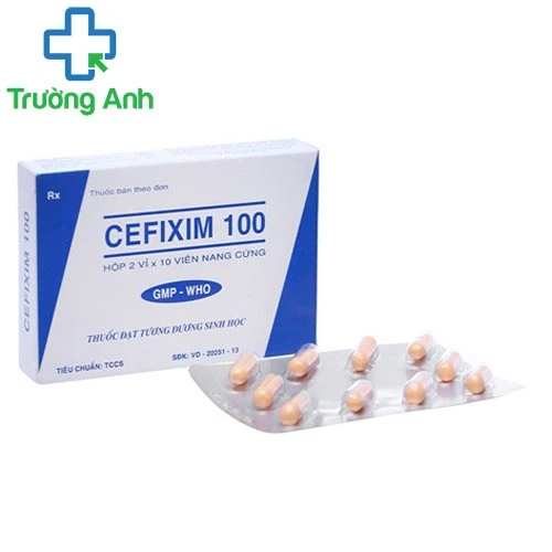 Cefixim 100mg Tipharco - Thuốc điều trị nhiễm khuẩn hiệu quả