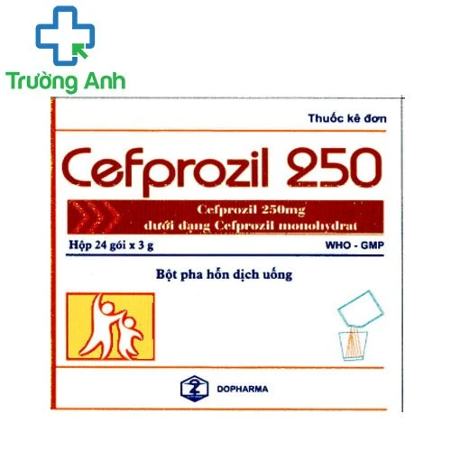 Cefprozil 250 - Thuốc điều trị nhiễm khuẩn hiệu quả của Dopharma
