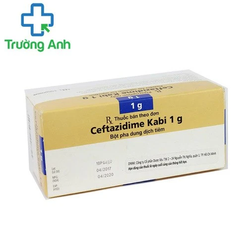 Ceftazidime Kabi 1g - Thuốc điều trị nhiễm khuẩn hiệu quả của Fresenius Kabi