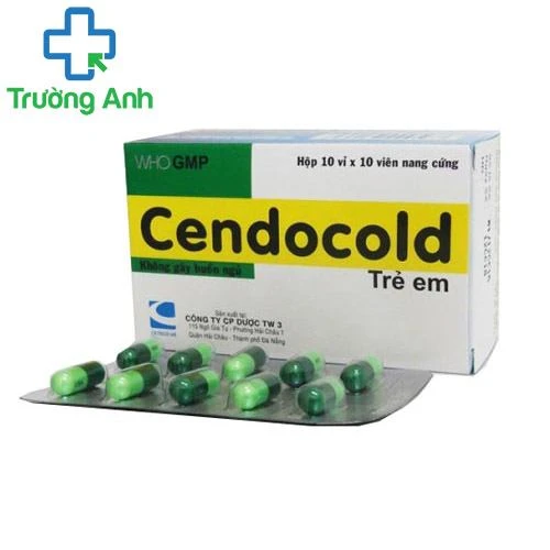 Cendocold - Trẻ em - Thuốc điều trị cảm sốt, giảm đau nhức hiệu quả
