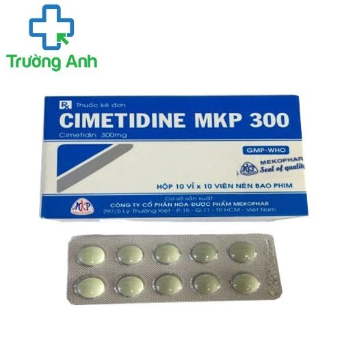 Cimetidine MKP 300mg - Thuốc điều trị viêm loét dạ dày, tá tràng hiệu quả của Mekophar