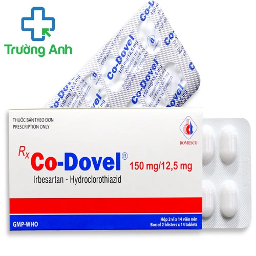 Co-Dovel 150mg/12,5mg Domesco - Thuốc điều trị tăng huyết áp hiệu quả