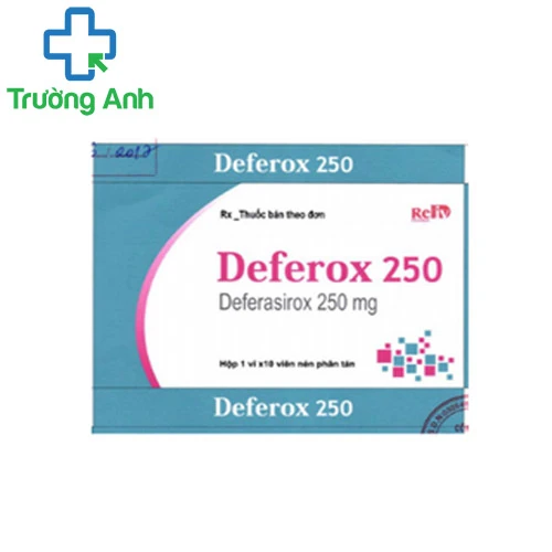 Deferox 250 - Thuốc điều trị bệnh quá tải sắt mạn tính hiệu quả của Dopharma