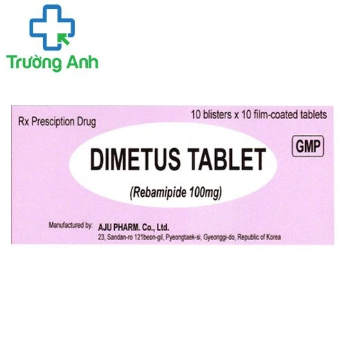 Dimetus 100mg - Thuốc điều trị viêm loét dạ dày hiệu quả