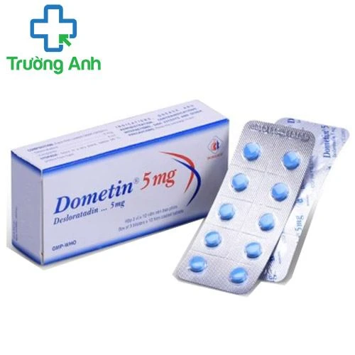 Dometin 5mg - Thuốc điều trị viêm mũi dị ứng, mề đay hiệu quả của Domesco
