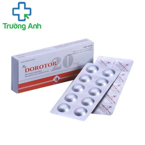 Dorotor 20mg - Thuốc điều trị tăng cholesterol máu hiệu quả của Domesco