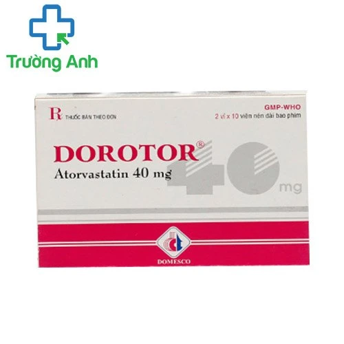 Dorotor 40mg - Thuốc điều trị tăng cholesterol máu hiệu quả của Domesco