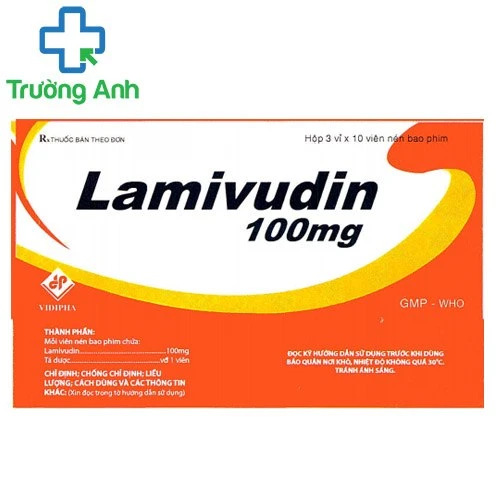 Lamivudin 100mg Vidipha - Thuốc điều trị viêm gan siêu vi B mãn tính hiệu quả