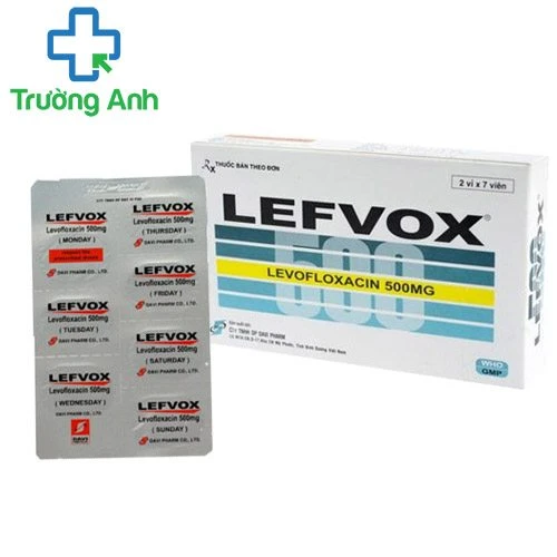 Lefvox 500mg - Thuốc điều trị nhiễm khuẩn hiệu quả của Davipharm