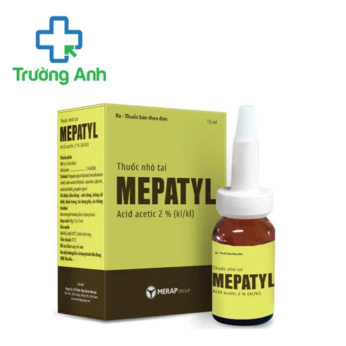 Thuốc nhỏ tai Mepatyl 10ml - Thuốc điều trị nhiễm khuẩn tai ngoài hiệu quả