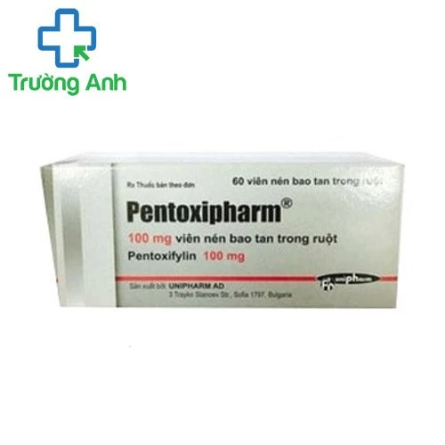 Pentoxipharm 100mg - Thuốc điều trị viêm tắc động mạch mãn tính các chi hiệu quả