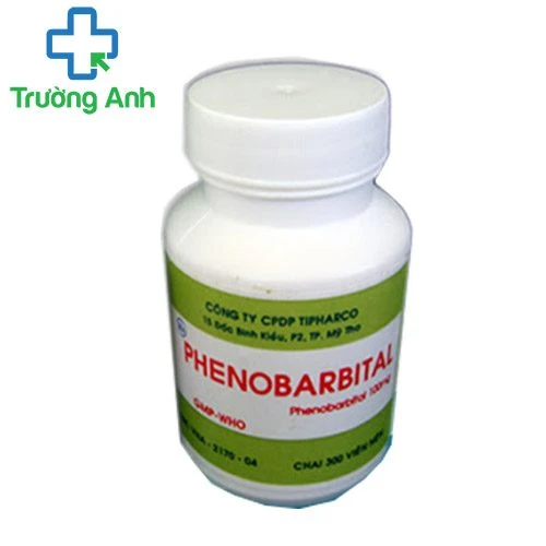 Phenobarbital 100mg Tipharco - Thuốc điều trị động kinh hiệu quả