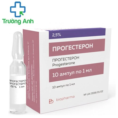 Progesteron 2,5% Biopharma - Thuốc giúp ngăn ngừa chảy máu cổ tử cung hiệu quả