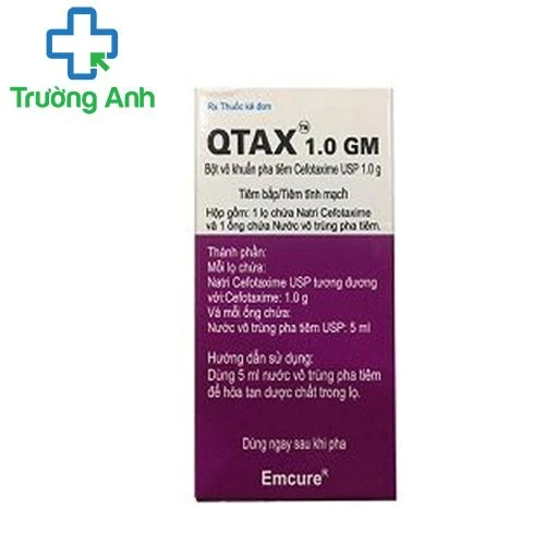QTAX 1.0 GM - Thuốc điều trị nhiễm khuẩn hiệu quả của India