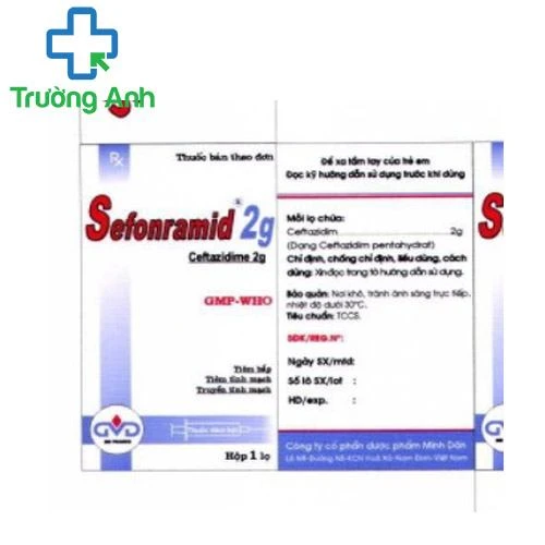 Sefonramid 2g - Thuốc điều trị nhiễm khuẩn hiệu quả của MD Pharco