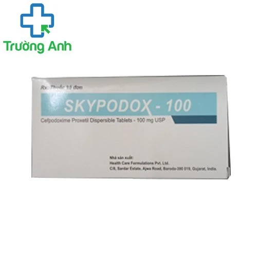Skypodox 100 - Thuốc điều trị nhiễm khuẩn thể nhẹ hiệu quả của Ấn Độ
