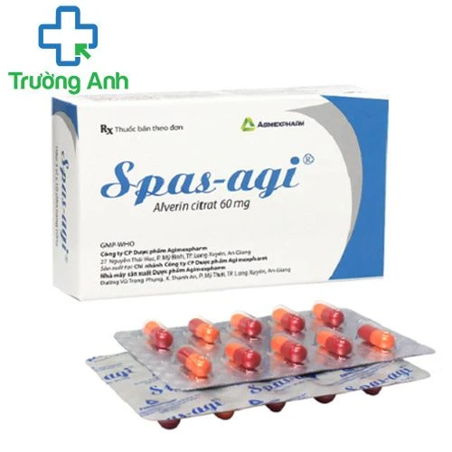 Spas-Agi (viên nang) - Thuốc chống co thắt cơ trơn tiêu hóa, tiết niệu hiệu quả