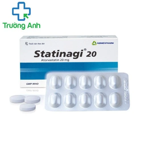 Statinagi 20 - Thuốc làm giảm cholesterol hiệu quả của Agimexpharm