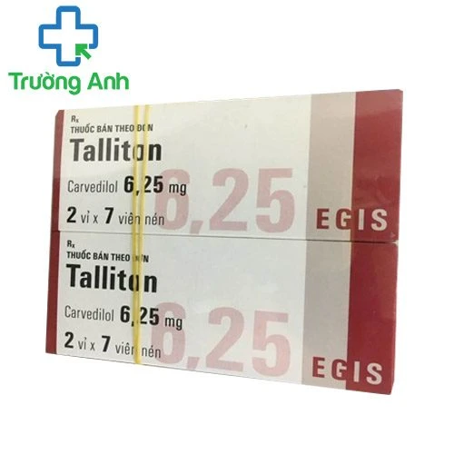 Talliton 6.25mg - Thuốc điều trị cao huyết áp, suy tim hiệu quả của Egis