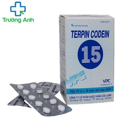 Terpin Codein 15 VPC - Thuốc điều trị ho, long đờm hiệu quả