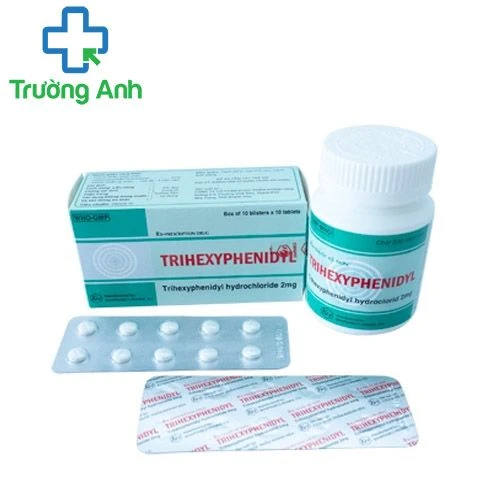 Trihexyphenidyl 2mg Khapharco - Thuốc trị bệnh Parkinson hiệu quả