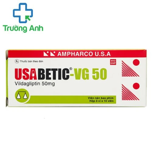  Usabetic VG 50 - Thuốc điều trị đái tháo đường của Ampharco 