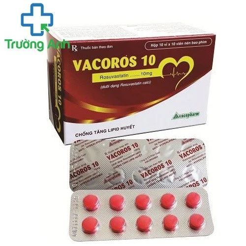 VACOROS 10 - Thuốc điều trị rối loạn lipid máu hiệu quả của Vacopharm