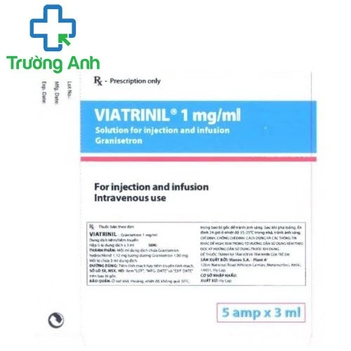 Viatrinil - Thuốc phòng buồn nôn và nôn mửa hiệu quả của Vianex
