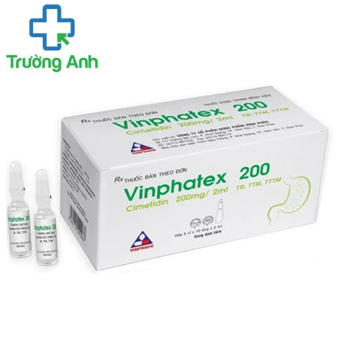 Vinphatex 200 tiêm - Thuốc điều trị viêm loét dạ dày hiệu quả của Vinphaco