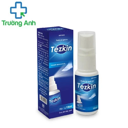Thuốc xịt ngoài da Tezkin - Giúp điều trị nhiễm nấm da hiệu quả