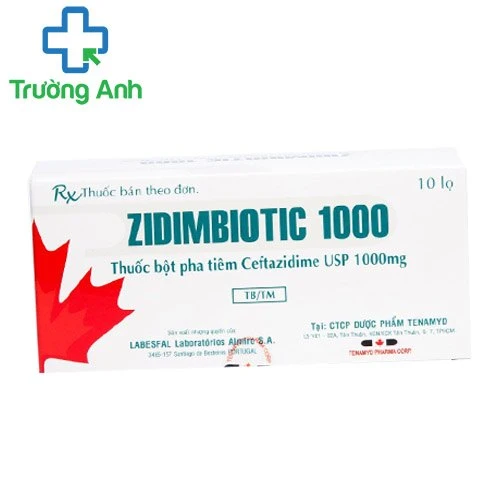 Zidimbiotic 1000mg - Thuốc điều trị nhiễm khuẩn hiệu quả của Tenamyd