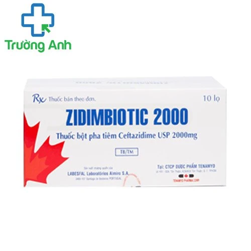 Zidimbiotic 2000mg - Thuốc điều trị nhiễm khuẩn hiệu quả của Tenamyd