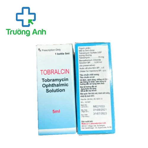 Tobralcin 5ml Makcur - Thuốc điều trị nhiễm khuẩn mắt hiệu quả