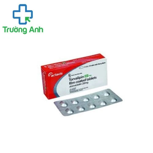 Torvalipin 20mg - Thuốc điều trị tăng cholesterol trong máu hiệu quả