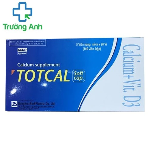 Totcal Soft Cap - Giúp bổ sung calci, vitamin D hiệu quả của Hàn Quốc