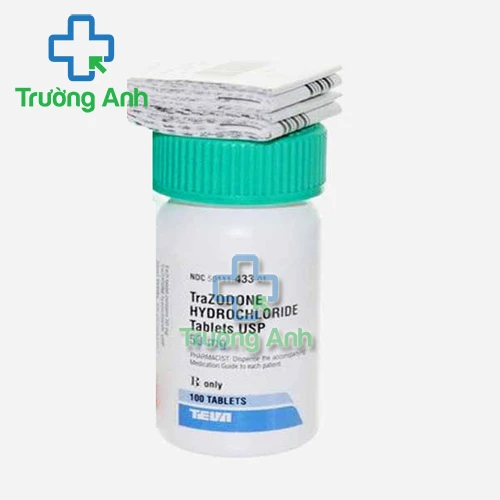Trazodone Hydrochloride Tablets USP 50mg Teva - Thuốc điều trị trầm cảm