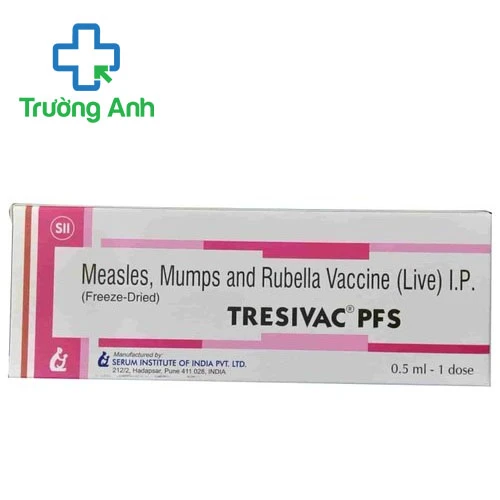 Tresivac PFS - Vắc xin phòng bệnh sởi, quai bị, rubella