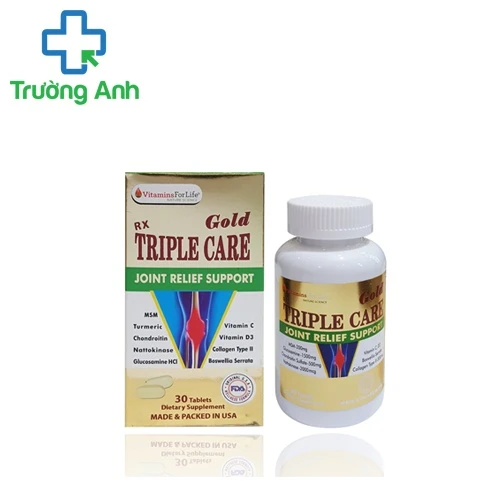 Triple Care Gold - Thực phẩm chức năng tăng cường xương khớp hiệu quả
