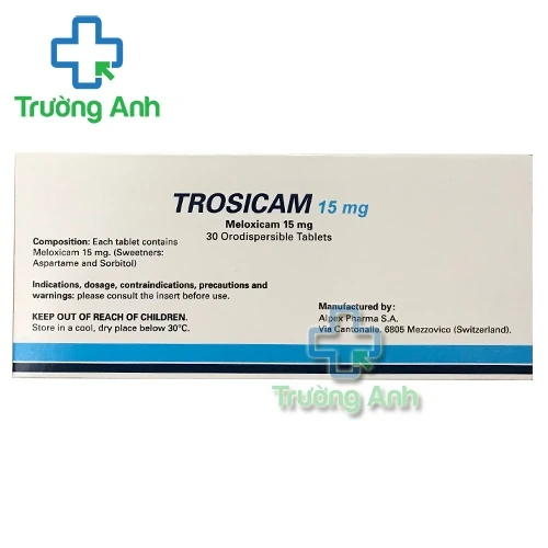 Trosicam 15mg - Thuốc chống viêm xương khớp hiệu quả
