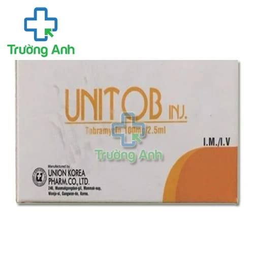 Unitob 100mg/ 2,5ml Union - Thuốc điều trị nhiễm khuẩn hiệu quả của Hàn Quốc 