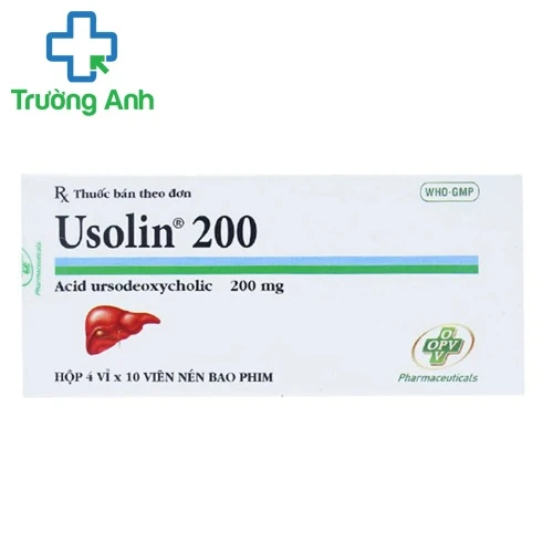 Usolin 200mg - Thuốc điều trị các bệnh gan, mật hiệu quả của OPV