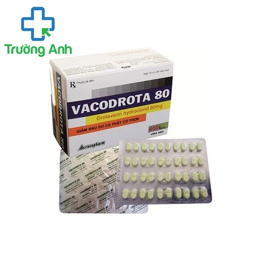 Vacodrota 80 - Thuốc chống co thắt cơ trơn hiệu quả của Vacopharm