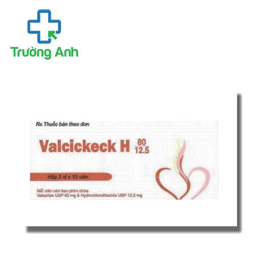 Valcickeck H - Thuốc điều trị cao huyết áp hiệu quả của Ấn Độ