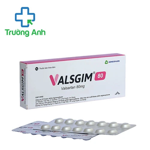 Valsgim 80 - Thuốc điều trị tăng huyết áp của Agimexpharm