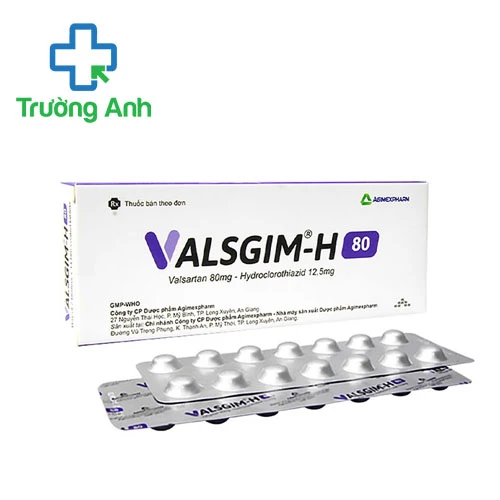 Valsgim-H 80 - Thuốc điều trị tăng huyết áp của Agimexpharm