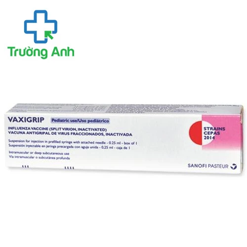 Vaxigrip 0.25ml - Vắc xin phòng bệnh cúm hiệu quả của Pháp