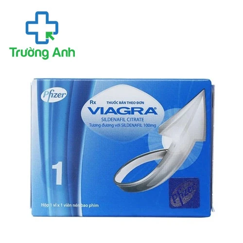 Viagra 100mg Pfizer (1 viên) - Thuốc điều trị rối loạn cương dương hiệu quả 