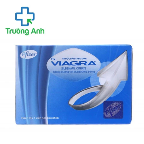 Viagra 50mg Pfizer (1 viên) - Thuốc điều trị rối loạn cương dương hiệu quả 
