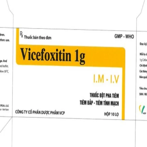 Vicefoxitin 1g - Thuốc điều trị nhiễm khuẩn hiệu quả của VCP